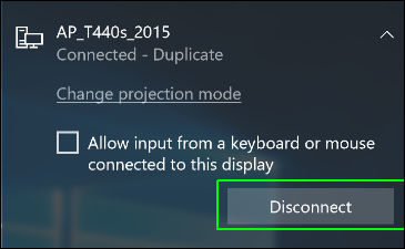 cannot find connect to wireless display windows 10