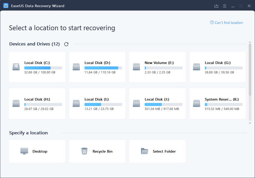 Download EaseUS Data recovery Wizard Free 2021