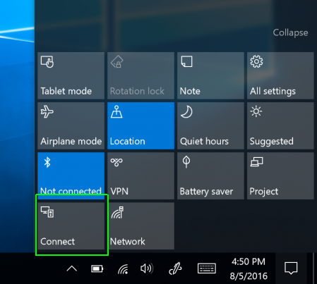 connect to two wireless displays windows 10