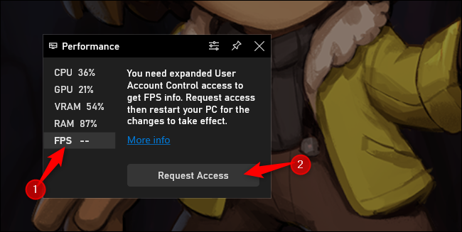 Click "FPS" and click "Request Access."
