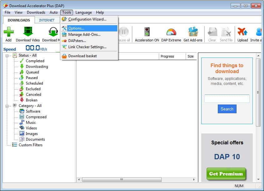Download Accelerator Plus_ DAP for Windows 10