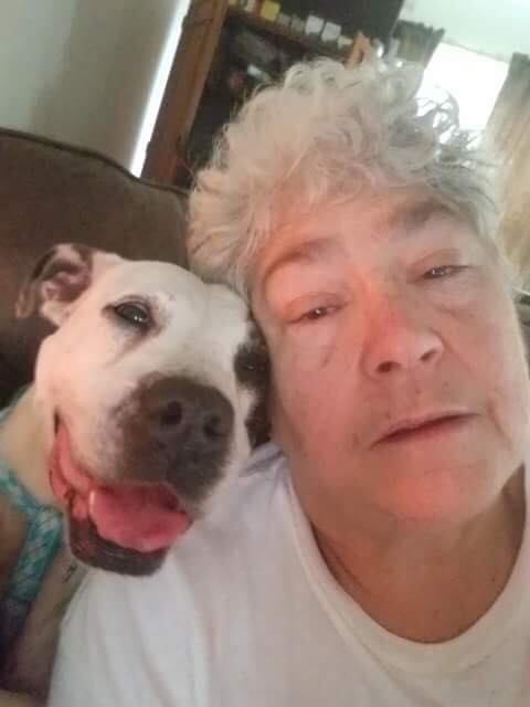 granny-and-dog granny and dog